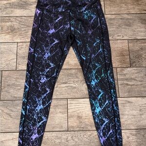 Curves N Combat Boots- Northern Lights foil holographic